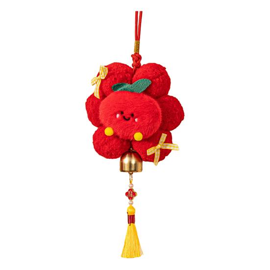 New Year Pendant Hanging Decoration 2026 Year of The Horse Festive Decor Red Golden Tassel Ornament