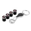 Car Styling Carbon Fiber Wheel Tire Valve Stem Caps ST Logo Fit for Ford Focus 2 3 Mondeo MK5 Kuga Fiesta Fusion Mustang Auto Accessories