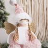 Soft Christmas Angel Girl Ornaments Handmade Christmas Tree Hanging Decoration  New Year Gift