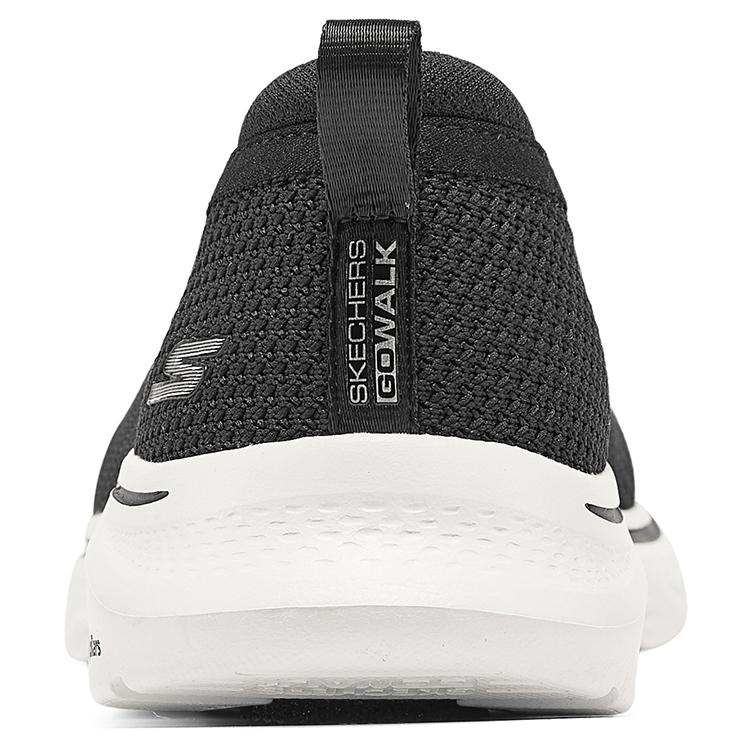 Skechers GO WALK 7 Breathable Lightweight Low Top Casual Shoes Women's Black White 125218-BKW
