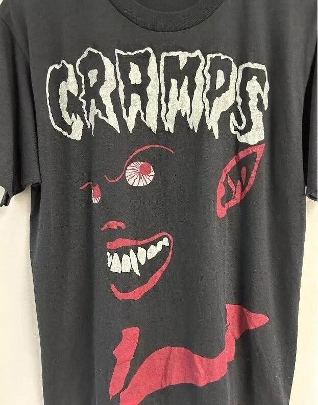 Collection The Cramps Band Album Heavy Cotton Black T Shirt All Size TU850 S