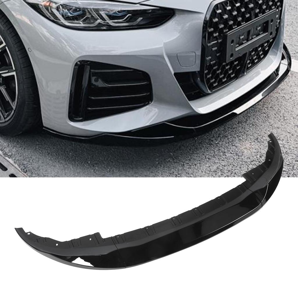 3Pcs Front Bumper Lip Spoiler Splitter Sporty Front Lip Spoiler Splitter Protector for 4 Series 6 M Sport 2020 and Later