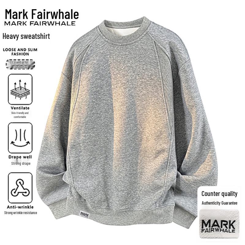 Mark Huafei Men s Casual Crewneck Sweatshirt 4XL