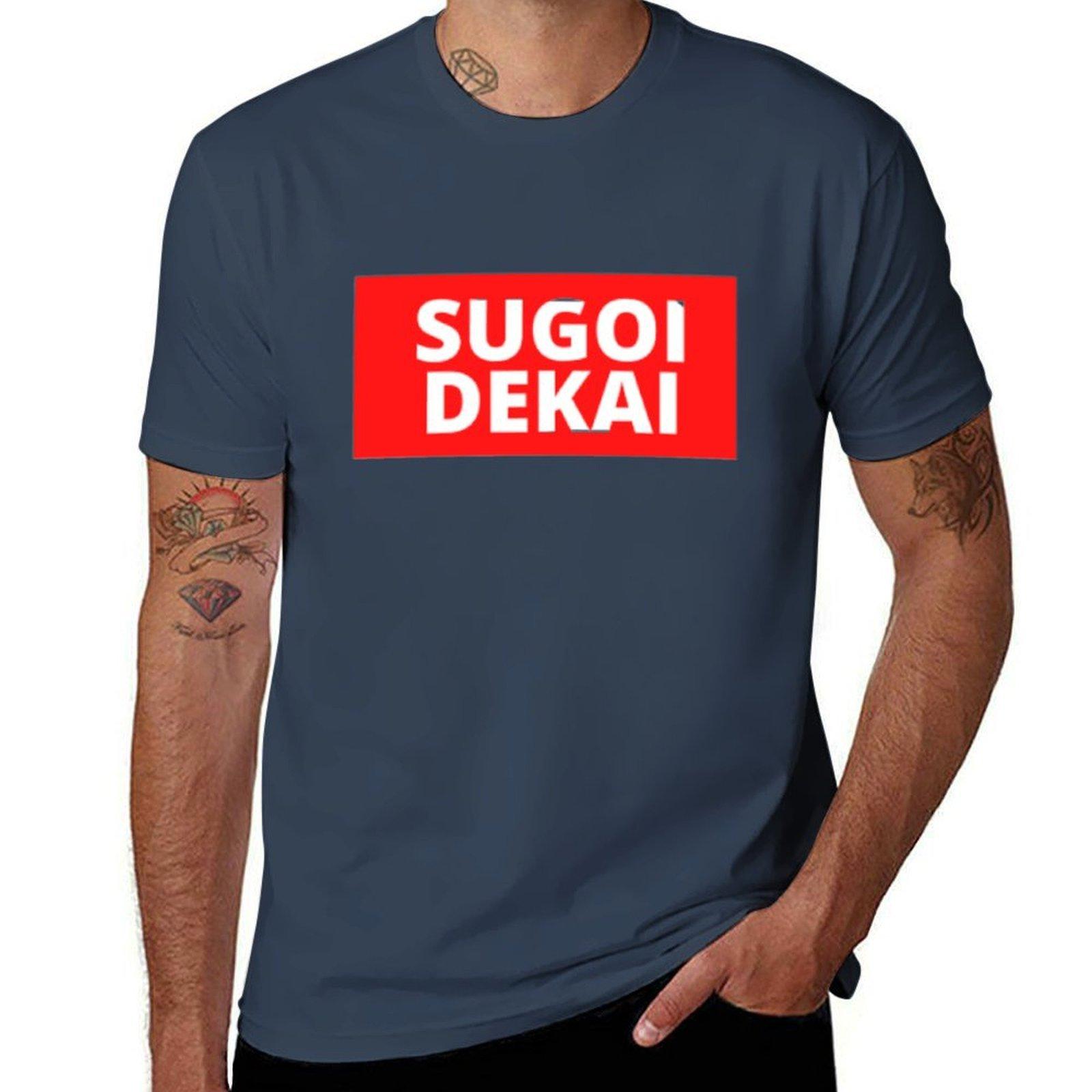 

SUGOI DEKAI TShirt Urban Casual Loose Fit Tee S