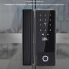 SOCOCO Low Power Smart Electronic Glass Door Security Lock: Multiple Unlocking Methods for Glass and Wooden Doors