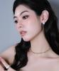 Reve Pearl & Dq Round Bangle Necklace