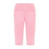 2025 Summer Women's Solid Color Pocket Yoga Capri Pants