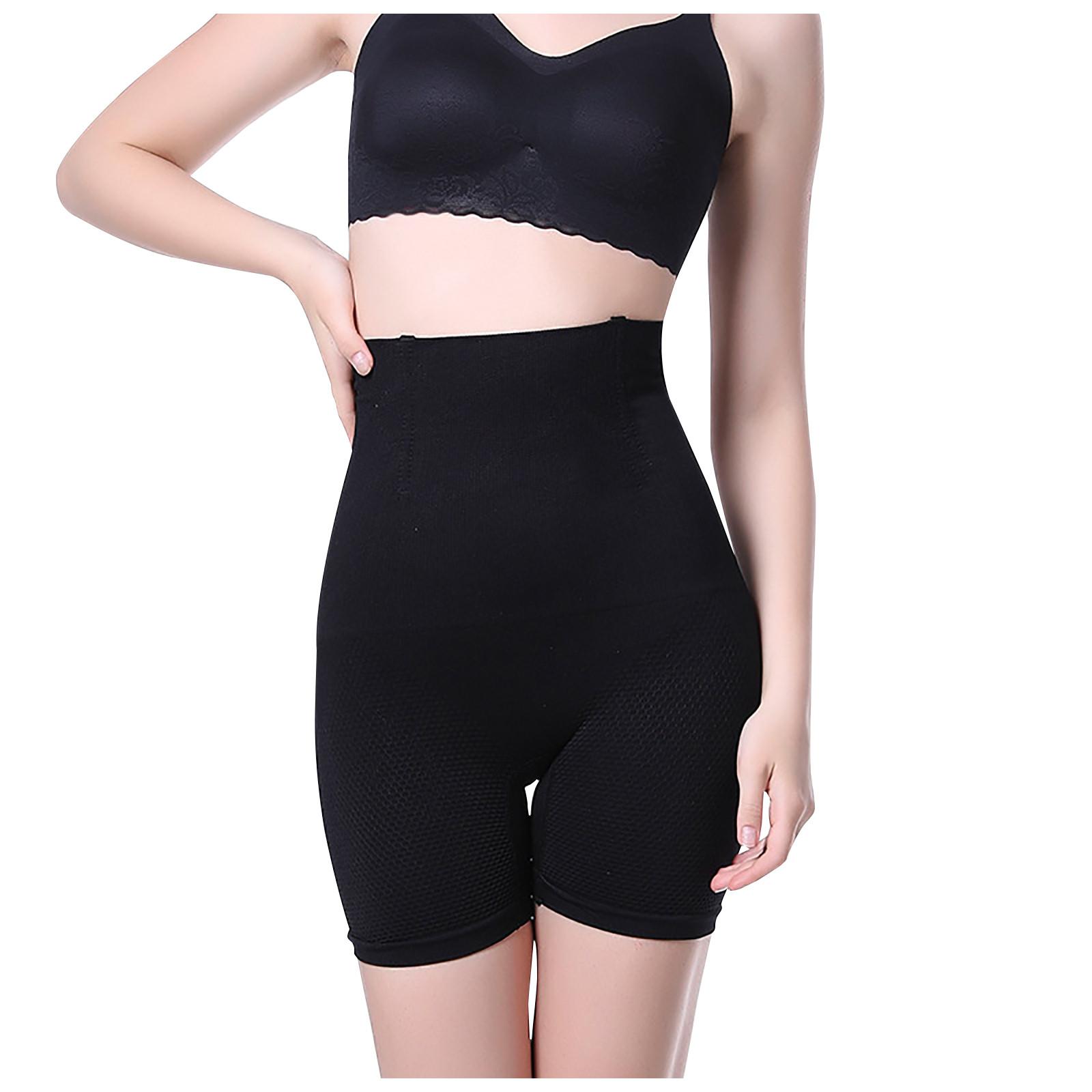 Women Panties High Waist Shaping Panties Slimming Flat Belly Effective Underwear L чёрный