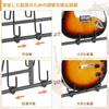 Durable, multi-purpose guitar stand with large storage capacity, suitable for acoustic guitar, ukulele, electric guitar, bass guitar, wind instruments