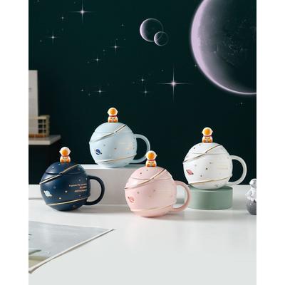 Creative Planet Mug High Precision Ceramic Cup Couple Water Cup Astronaut Space Cup Souvenir Gift Home