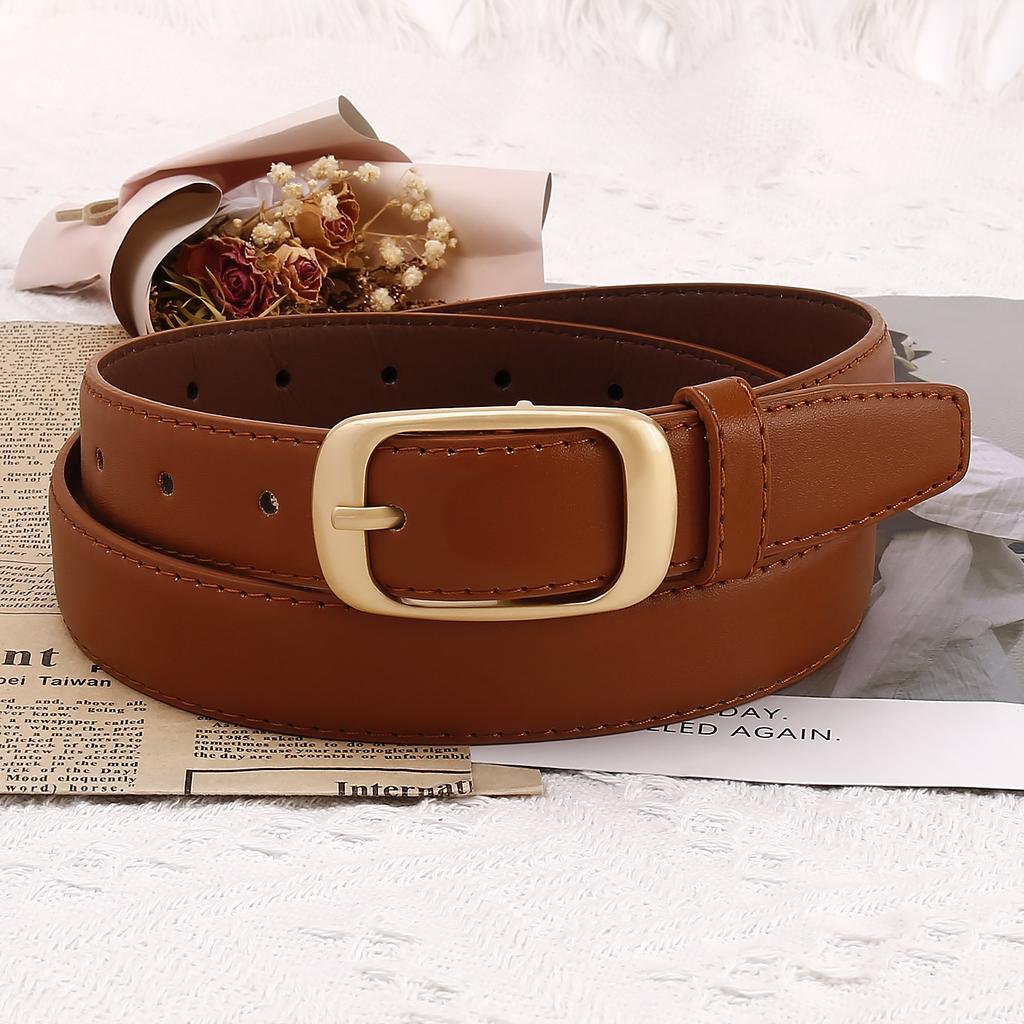 Belt Women'S Decorative Pin Buckle Women'S Belt Wind Belt Women'S Simple Belt Women'S Belt