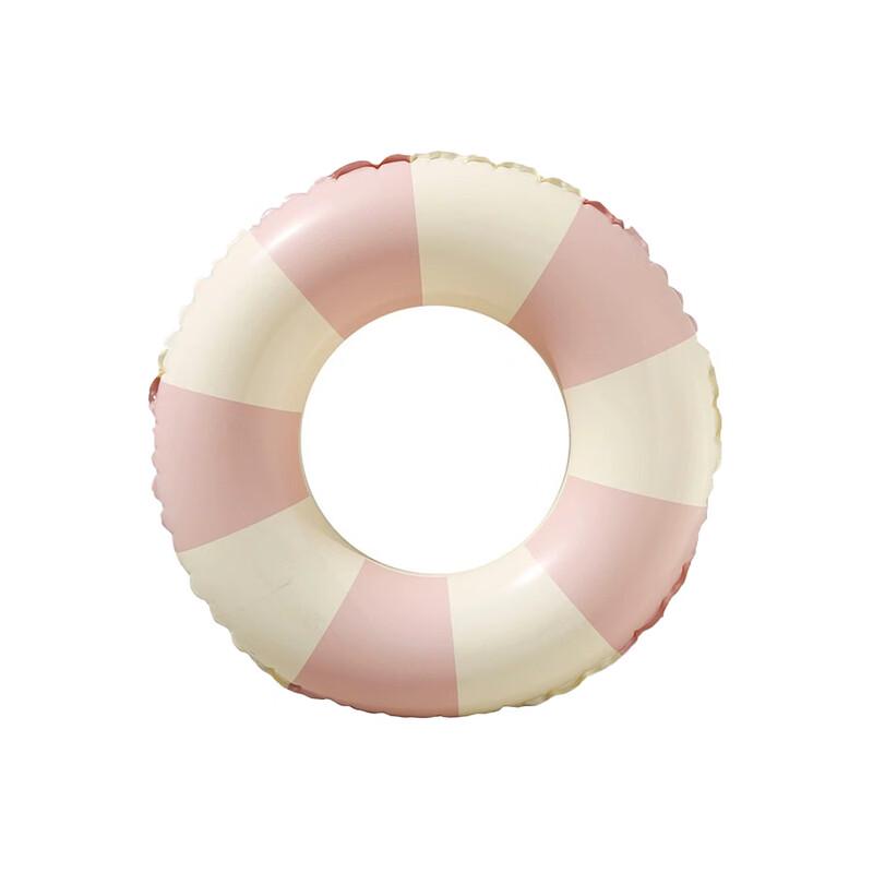 Adult Thickened Retro Pink Swimming Ring