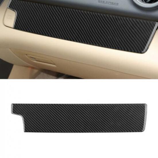 Carbon Fiber Interior Copilot Dashboard Panel Cover Trim Fits RAV4 06-12