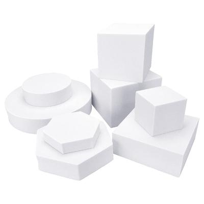 Your Piese 3D Object, Geometric Design, Solid Color, Lightweight, Photography Prop, Studio, Product Photography, Photogenic, Jewelry (White)