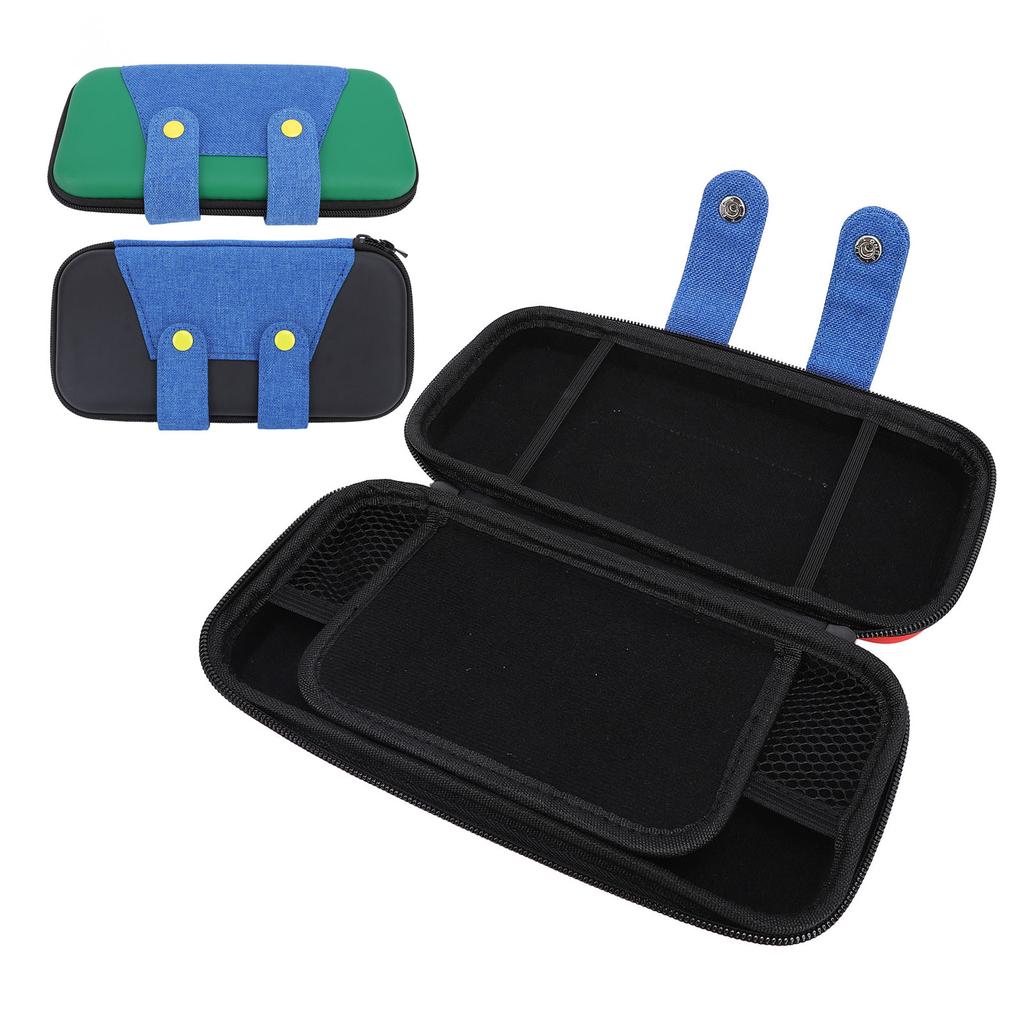 Hard Game Console Case Individual Mesh Pocket Anti Scratch Double Zipper Water Resistant Game Consol