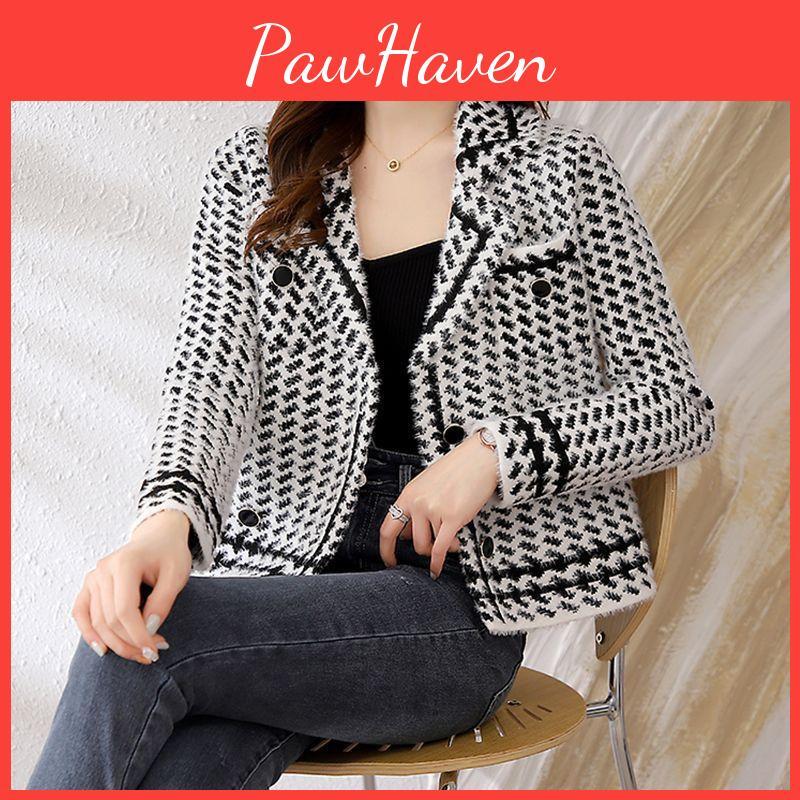 Coat Knit Fashionable Short Cardigan For Petite Women In Autumn And Winter Loosefitting And Versatile