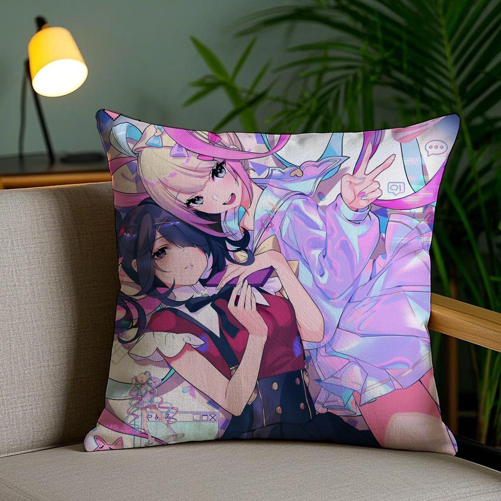 N-Needy Girl O-Overdose Game Cushion Cover Soft Short Plush Double-Sided Printing Home Decor Machine Washable Pillow Case Gift