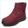 Women's Boots Winter Shoes For Women Ankle Boots Warm Fur Botas Mujer Waterproof Low Heels Snow Boots Winter Flat Shoes