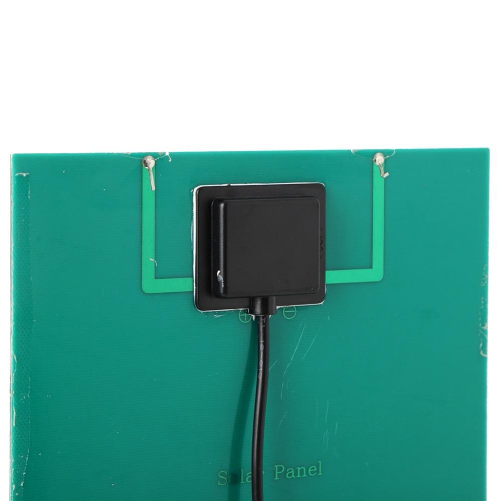 Durable 5.5W 6V Solar Panel High Conversion Rate Portable Solar Charger DIY Battery Charger Outdoor Charging