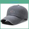 Vintage Wash Cotton Baseball Cap With Curved Brim For Casual Style And Sun Protection