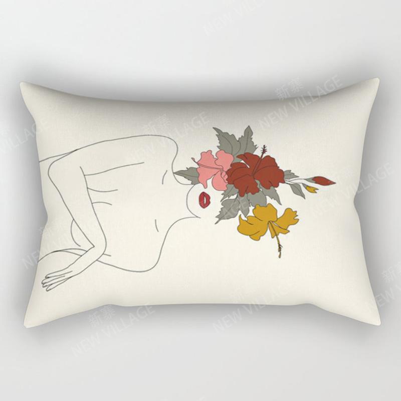 Nordic fall home decor 30*50 throw pillow cover sofa modern abstract geometric boho living room Cushion cover 50x70 30x50 40x60
