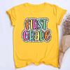 First Grade Teachers T Shirt Teachers Day Appreciation Gift Summer Casual Round Neck Top Back To School Shirt Gift for Teacher