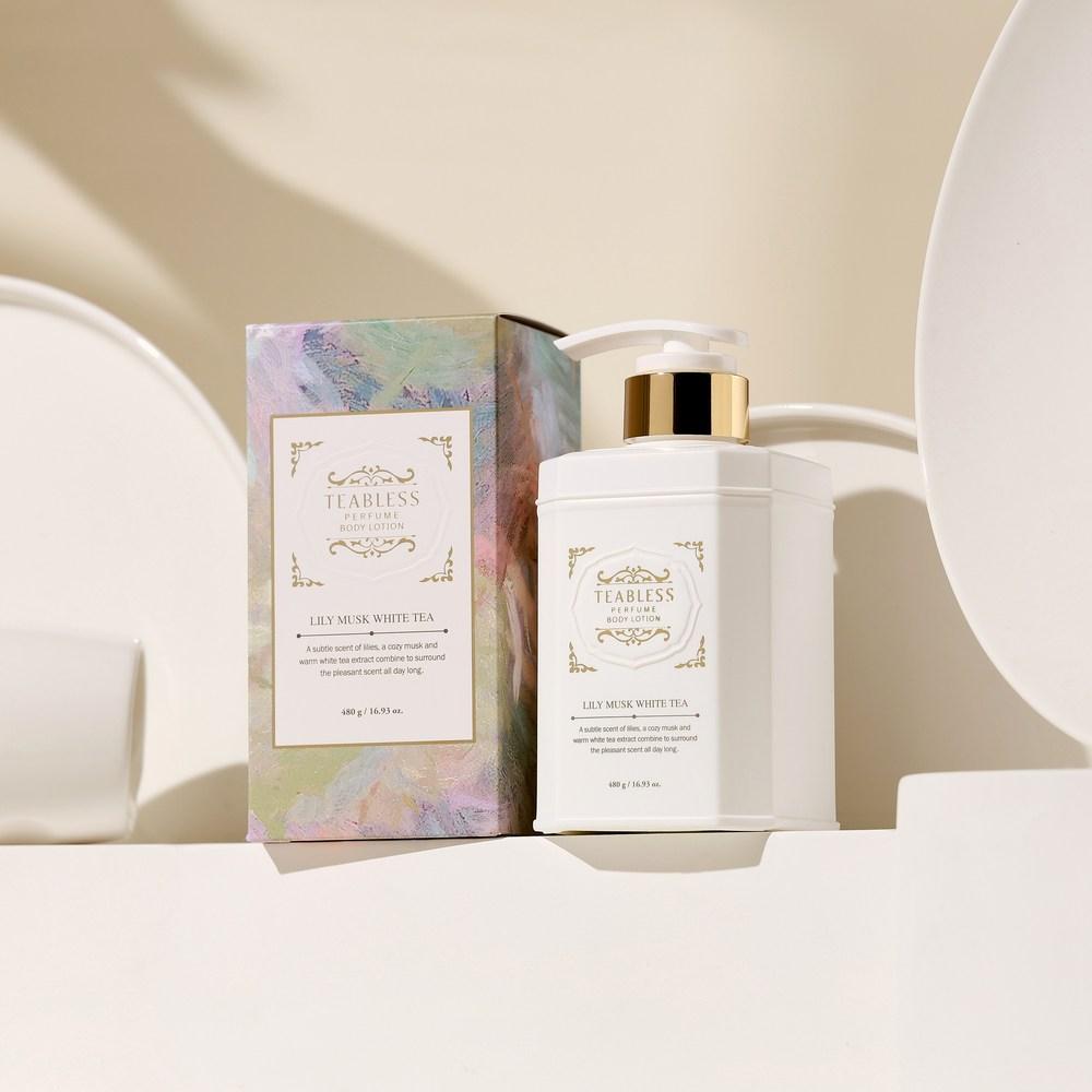 Tbless Perfume Body Lotion Lily Musk White Tea Fragrance, 480g, 1 unit
