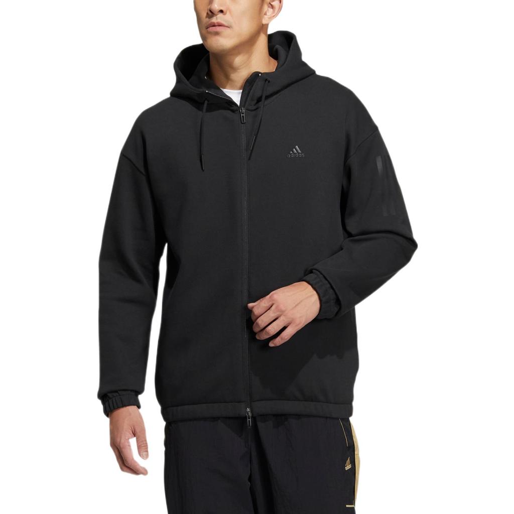 adidas Jackets Men's Black Hooded Moderate Other HP1426