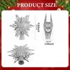 Christmas Tree Topper Projector Light Snowflake Holiday Decoration Bedroom Office Xmas Ornament