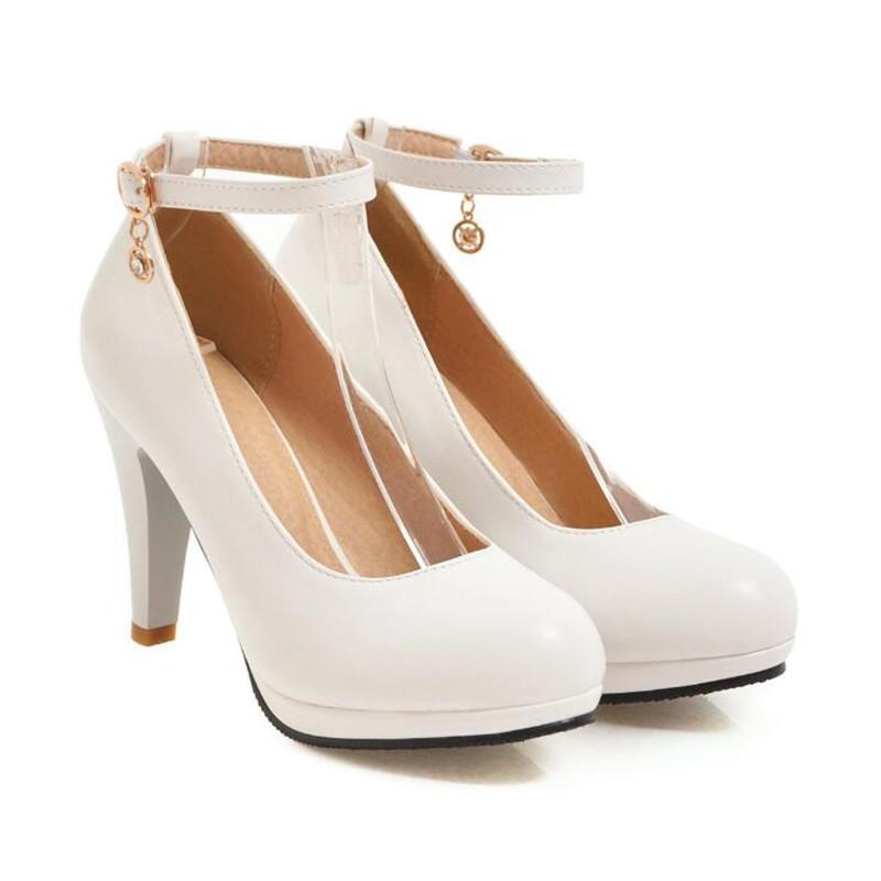 

Туфли-лодочки на высоком каблуке-шпильке с перекрестными ремешками для девочек, Мэри Джейн, для вечеринки, свадьбы, косплея, белые, розовые, с рюшами, бантом, принцесса, лолита, размеры 32-43 43