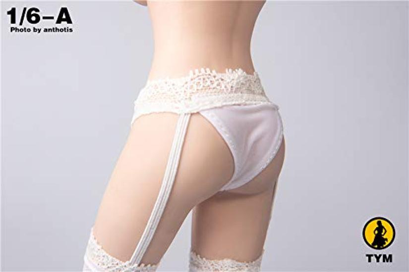 Scale Figure Accessories TYM Garter Stockings Underwear Set A and Head Not [TOYBARJAPAN] 1/6 / TYM024-A Women's (Body Included)