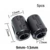5pcs 3.5/5/7/9/13mm Toroidal Core Ferrite Bead Clip Choke RFI Noise Filter Clip For Power Cord USB Antenna HDMI Audio Cable