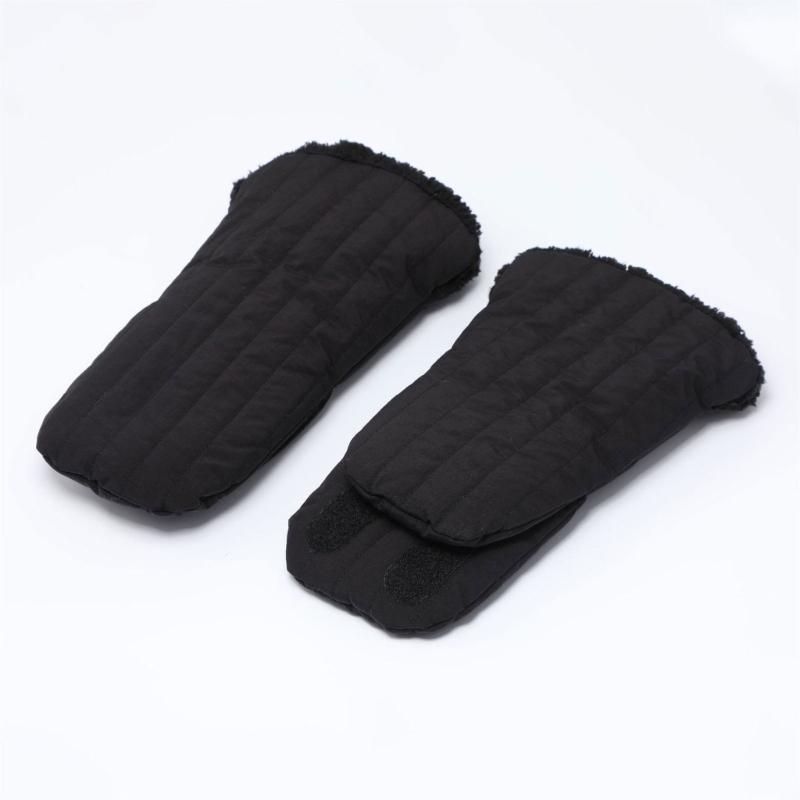 Soft Baby Stroller Handmuffs Insulated Pushchair Hand Warmer Windproof Cart Hand Muff Winter Season Warm Gloves