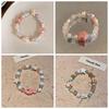 Cartoon Resin Frog Bracelet Korean Style Cute Bead Bracelet Retro Ceramic Fish Bracelet  Gift