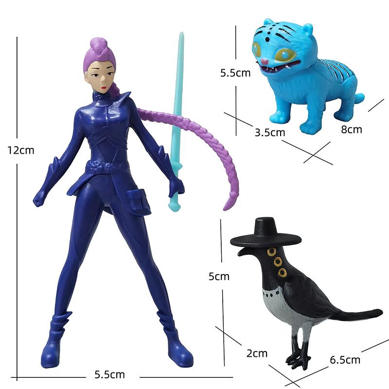 Anime Kpop Demon Hunters Figure Model Toy Cartoon Gaming Peripherals Desk Decoration Collection Figures Model Toy For Kid Gift