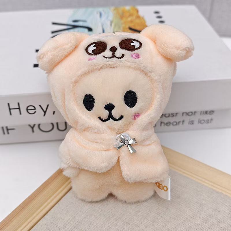 SKZ Seoul FM Live SKZOO Stray Kids Plush Toy 12cm Doll Cloak Fashion Keychain Fan Commemorative Item Children's Gift