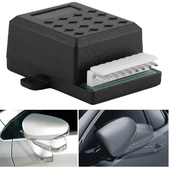Ymiko Rear View Mirror Folding Module Universal Side Rearview Mirror Auto Fold Unfold Controller Folding Closer Module for 12V Car with Manual Switch