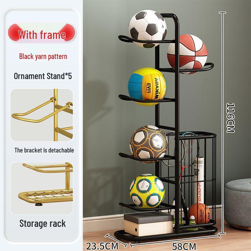 Aufbewahrungsregal für Volleyball und Basketball für Kinder