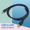 Datenkabel Hochgeschwindigkeitsübertragung Stabile Ausgabe Treiberfreies USB2.0 A auf A Stecker auf Stecker Datenübertragungskabel für Heizkörper