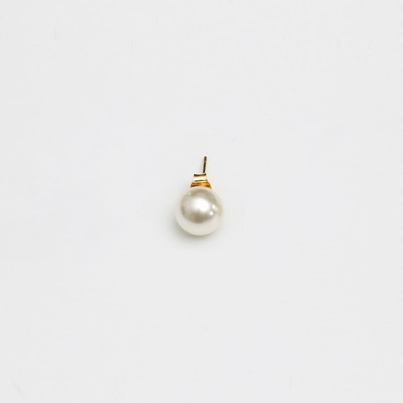 SUNDAY DISCO CLUB UNBALANCE PEARL EARRING gold