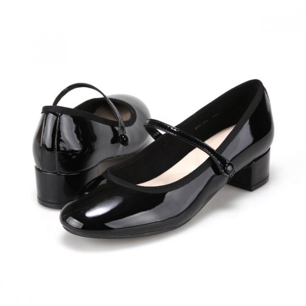 Barbara Leather Patent Mary Jane Pumps 3.5cm Bbj105bk