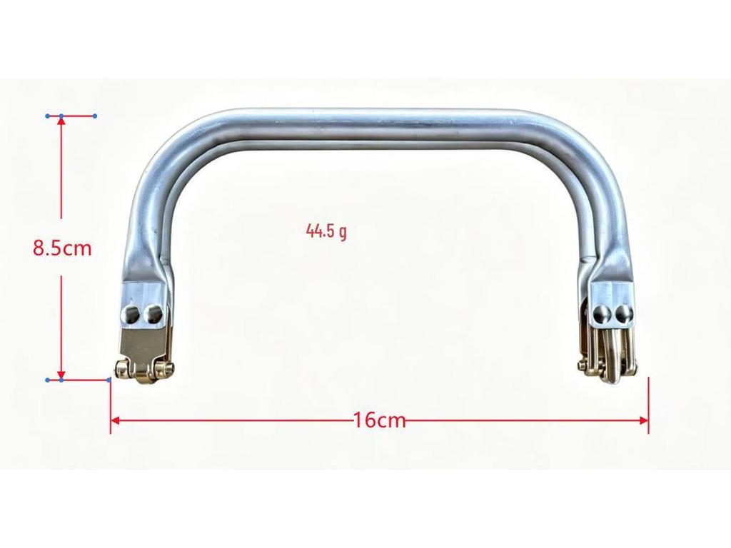 Clip en aluminium Accessoires de sac à main nuage: Pochette à charnière pour femme
