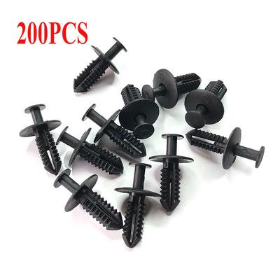 200x Wheel Arch Lining Plastic Rivets Mudguard Fastener Fender Fixing Clips For Mercedes Benz W210 W447 W124 W123 W211 W126 W140