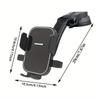 360° Adjustable Sucker Car Phone Holder Dashboard Mount Stand Suction Cup Phone Holder With Extension Rod Bracket GPS Support