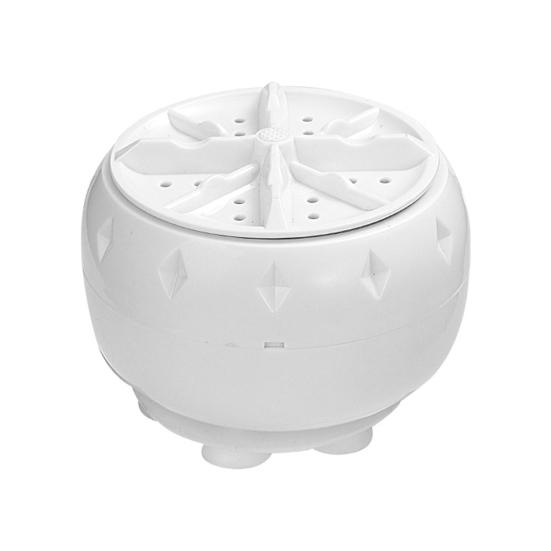 

Portable Turbine Washing Machine White Mini Washer Powerful Efficient Cleaning Washer for RV College Travel белый