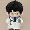 Love and Deepspace Zayne 20cm Cotton Doll White Coat Clothes Doctor Surgical Uniform Pants Tops Shoes Accessories for Idol Dolls