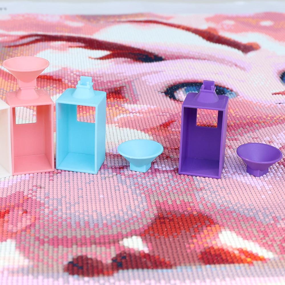 DIY sada nářadí na kamínky: Trychtýř, Podnos, Naběračka, Síto na čtvercové a kulaté kamínky