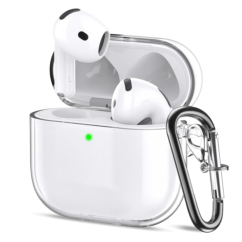 

Seefox Airpods 4 Case [Released in 2024] Airpods fourth generation case TPU material Separate type visible led light Can be charged while wearing air