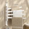 Multifunctional Rotatable 180°  Towel Holder Space Aluminum Shower Room Towel Hanger Storage Organizer For Bathroom Accessories