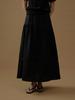 Mout Flower Lace Long Skirt (Mout Black)